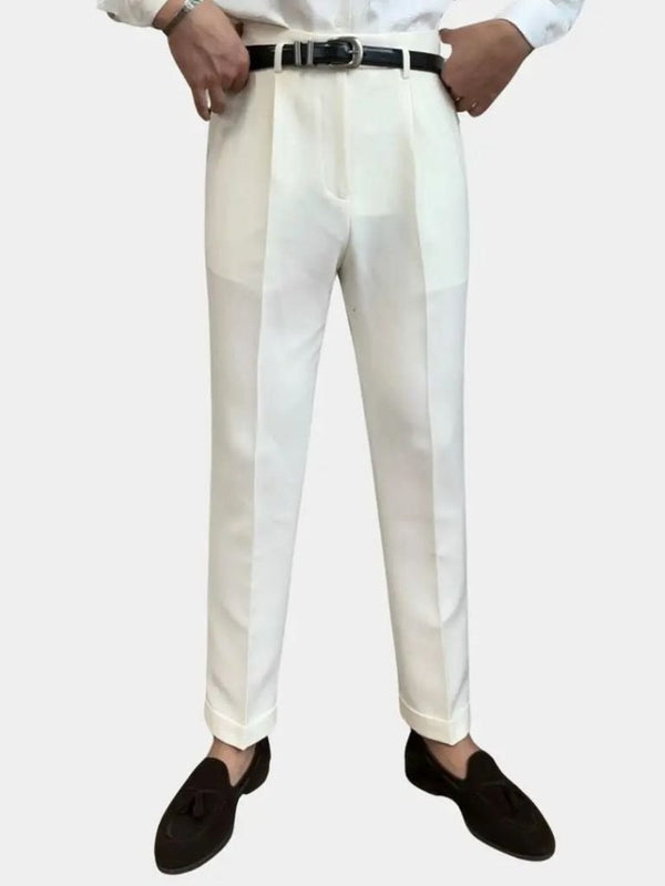 Hollywood Classic Trousers (Belt Included) - Covent & Co