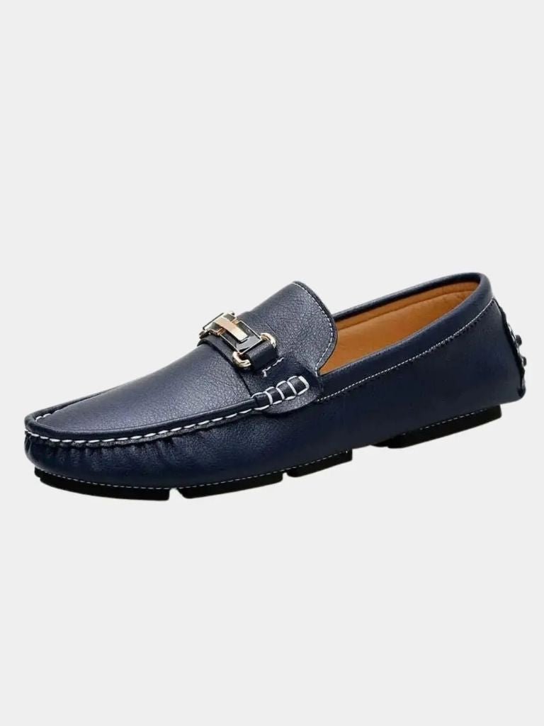 Italian Design Leather Loafers - Covent & Co