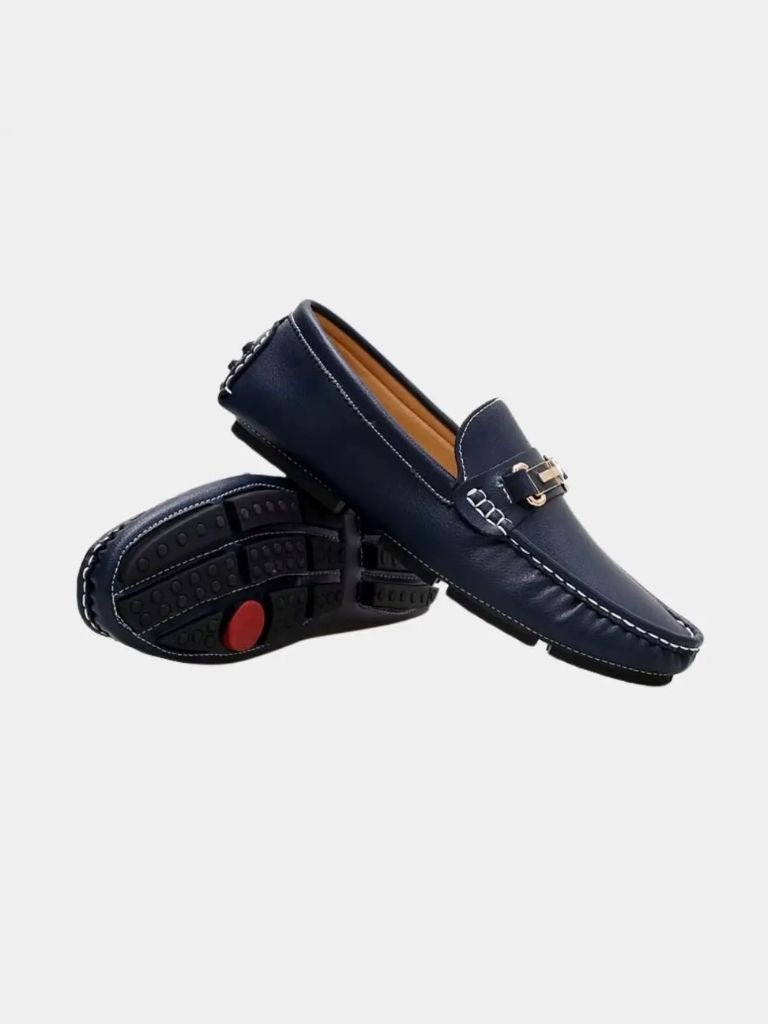 Italian Design Leather Loafers - Covent & Co