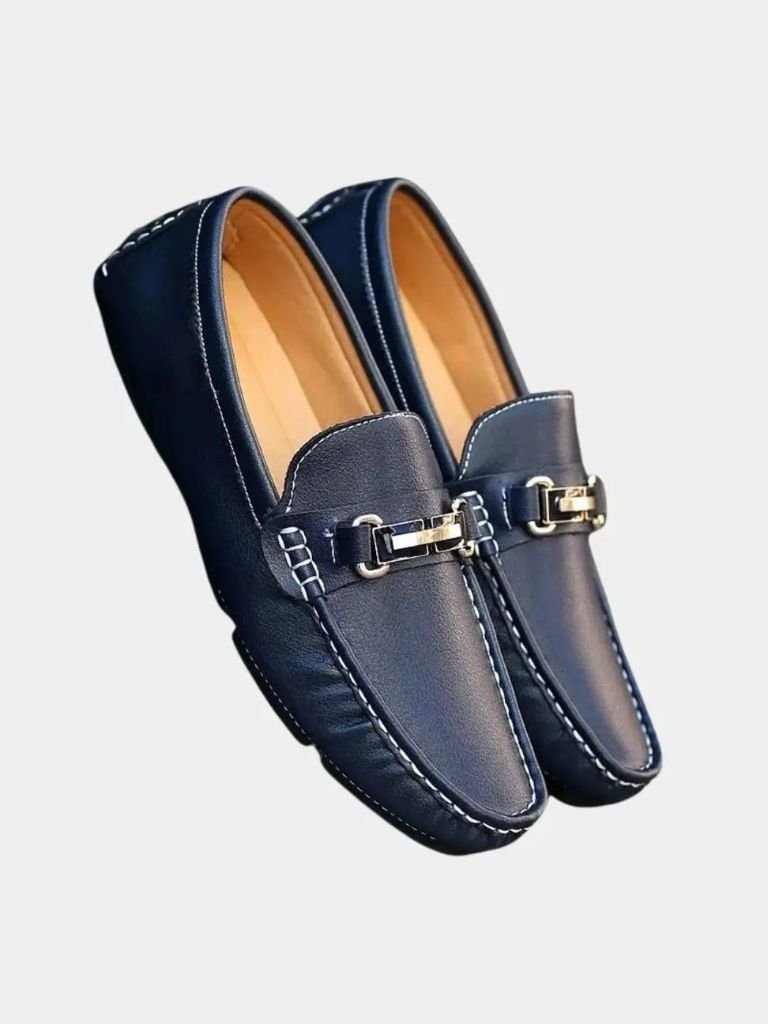Italian Design Leather Loafers - Covent & Co