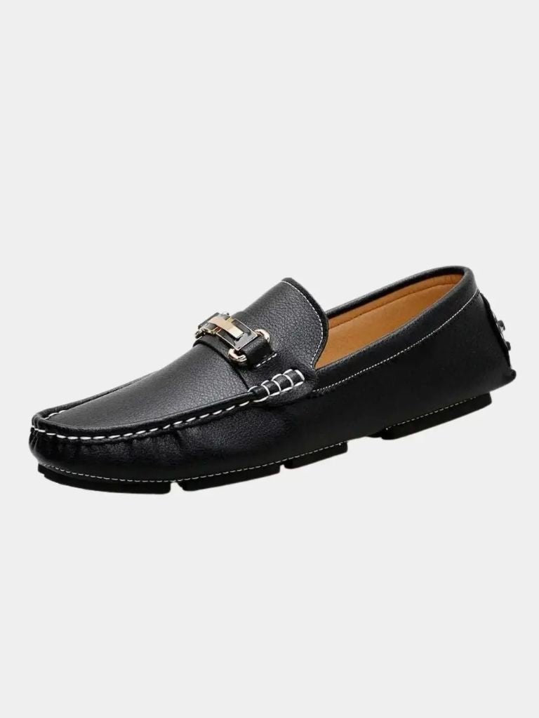 Italian Design Leather Loafers - Covent & Co