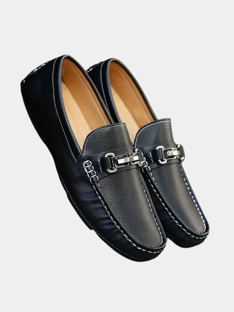 Italian Design Leather Loafers - Covent & Co