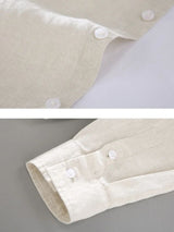 Long Sleeve Essential Linen Shirt - Covent & Co