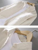 Long Sleeve Essential Linen Shirt - Covent & Co