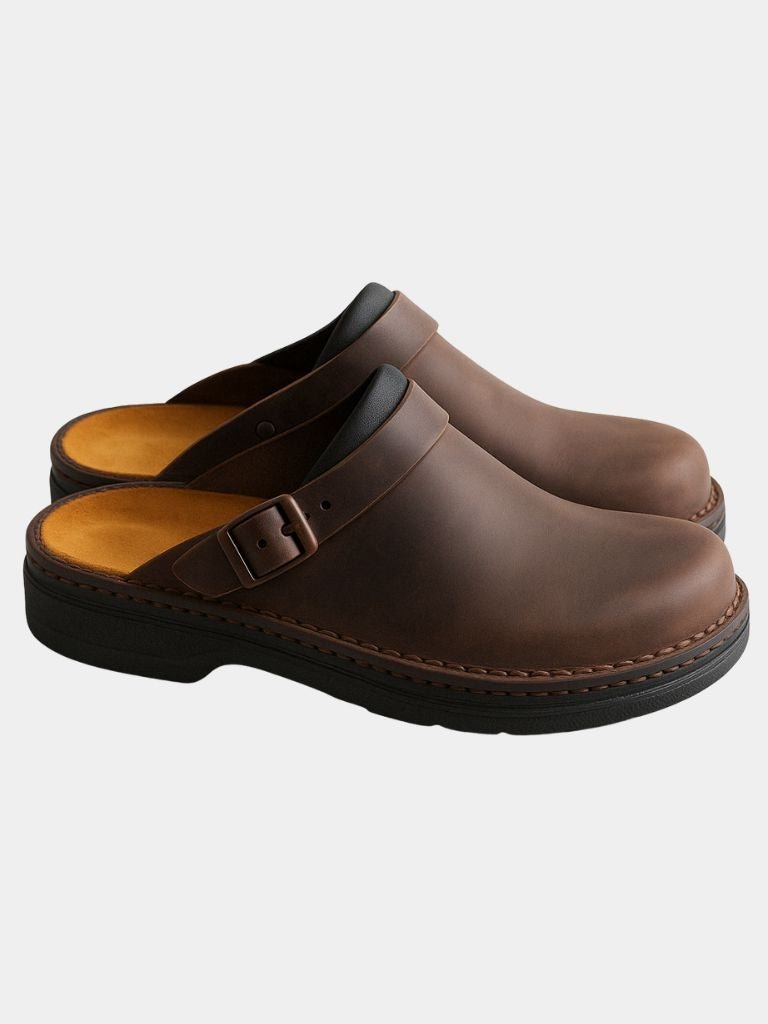 Men´s Leather Clog - Covent & Co