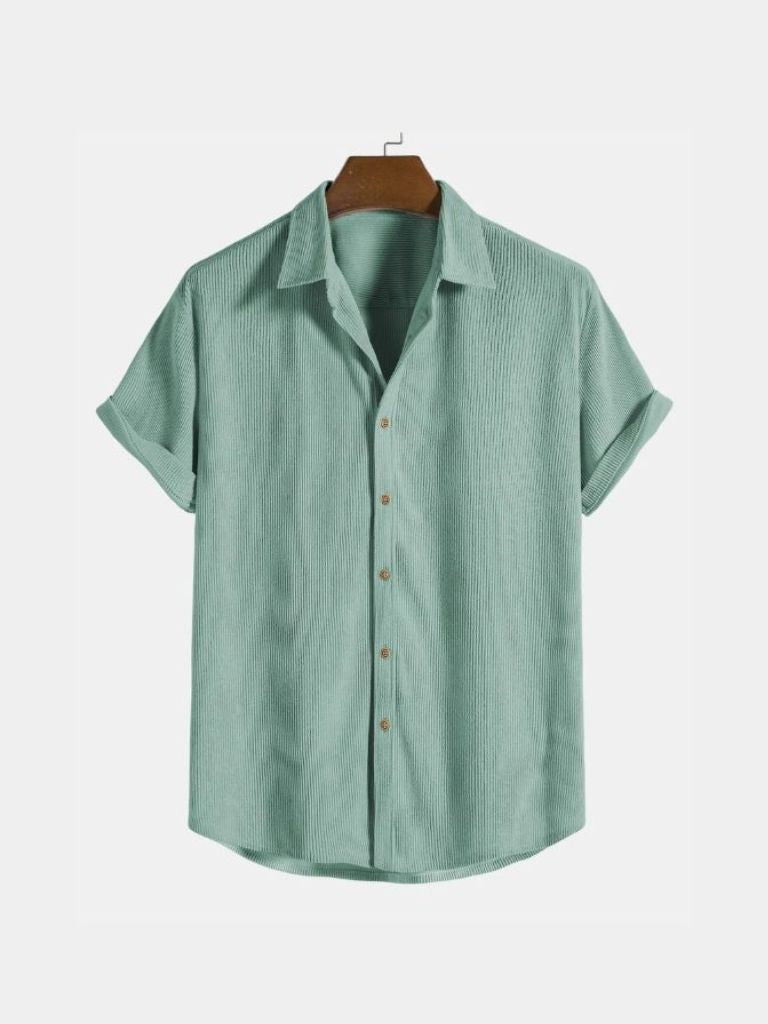 Minimalist Corduroy Shirt - Covent & Co