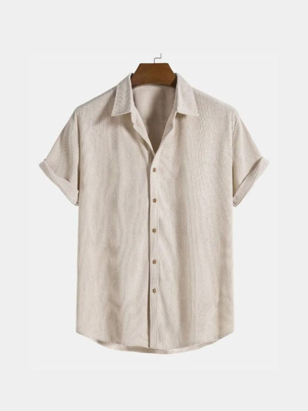 Minimalist Corduroy Shirt - Covent & Co