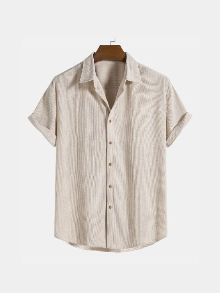 Minimalist Corduroy Shirt - Covent & Co