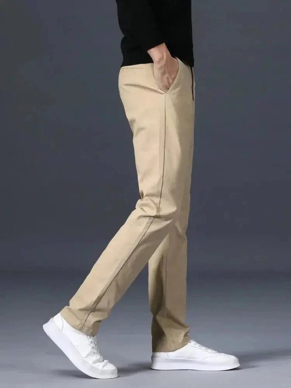 Minimalist Straight Trousers - Covent & Co