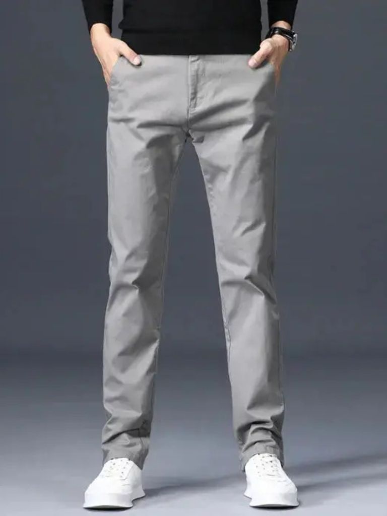 Minimalist Straight Trousers - Covent & Co