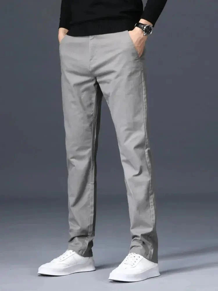 Minimalist Straight Trousers - Covent & Co