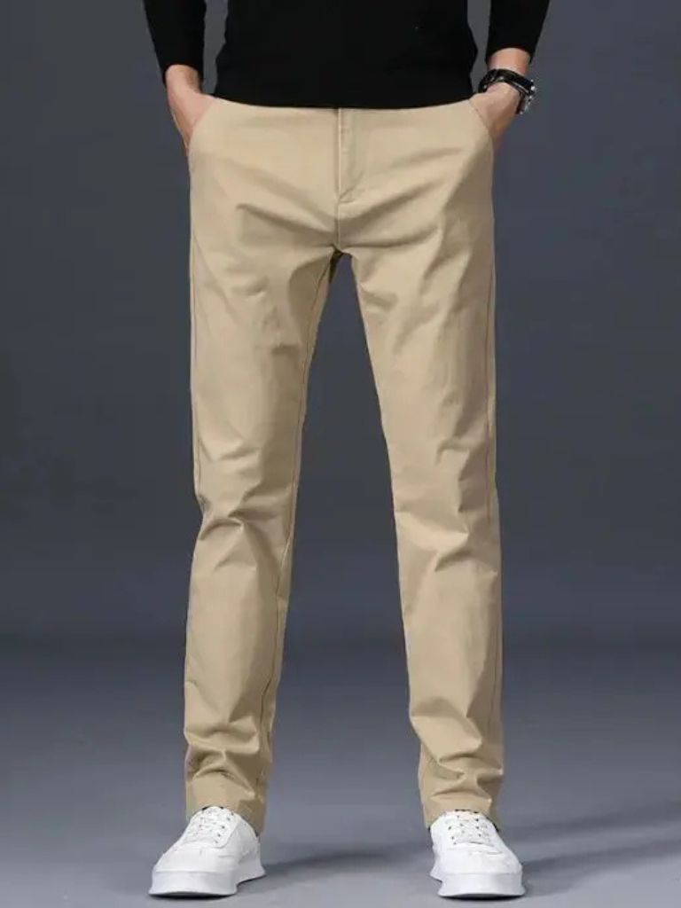 Minimalist Straight Trousers - Covent & Co