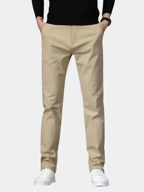 Minimalist Straight Trousers - Covent & Co