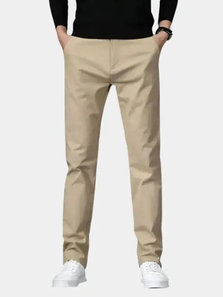 Minimalist Straight Trousers - Covent & Co
