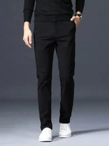 Minimalist Straight Trousers - Covent & Co