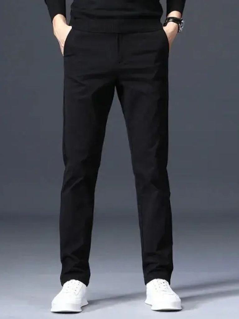 Minimalist Straight Trousers - Covent & Co