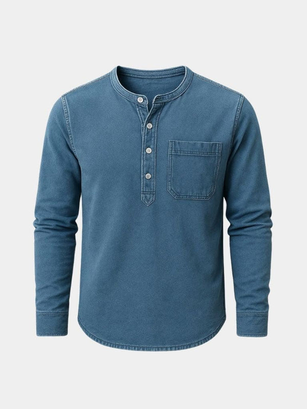Nash Henley Long Sleeve Shirt – Covent & Co
