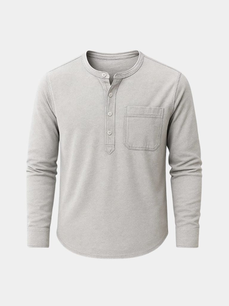 Nash Henley Long Sleeve Shirt – Covent & Co