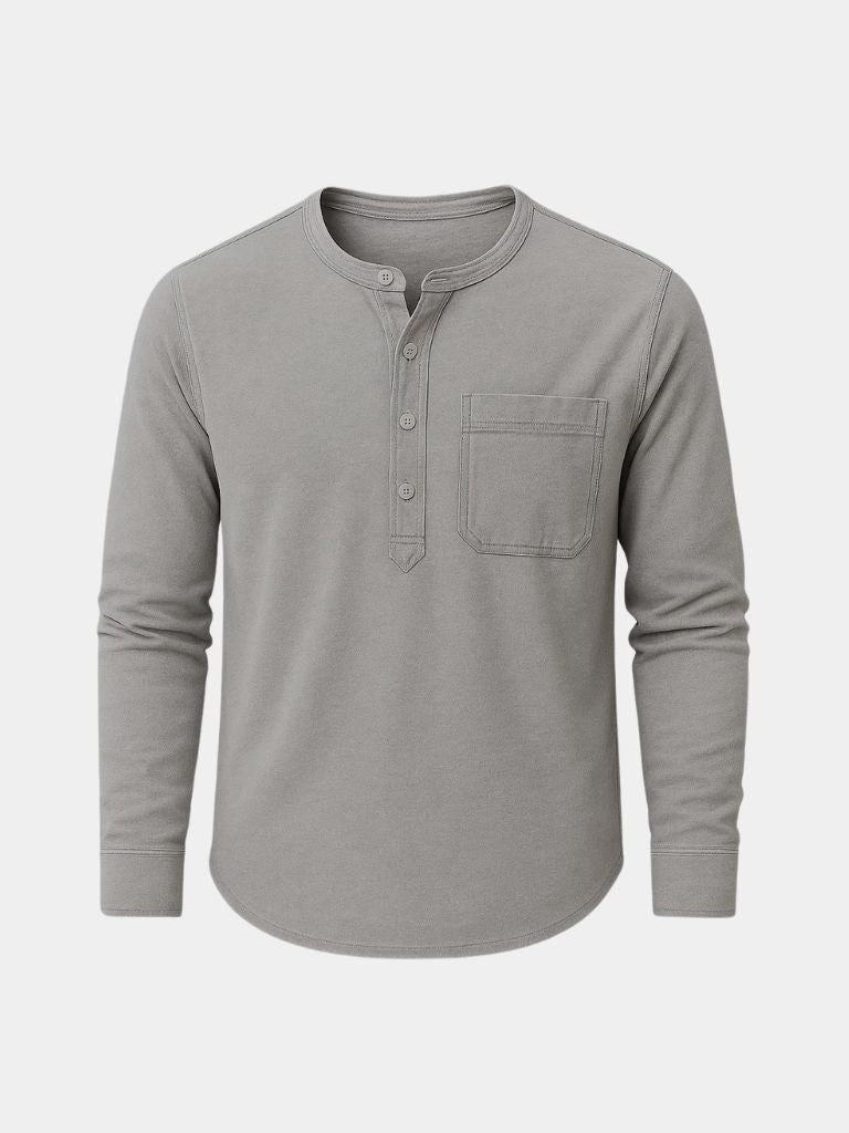 Nash Henley Long Sleeve Shirt – Covent & Co