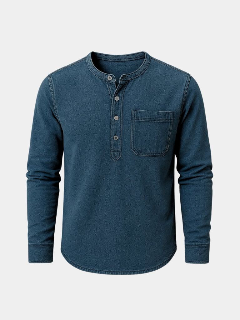 Nash Henley Long Sleeve Shirt – Covent & Co