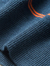 Navy Sunset Striped Polo - Covent & Co