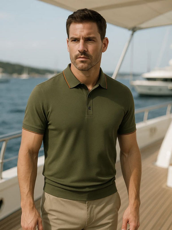 Noble Knit Polo Shirt - Covent & Co