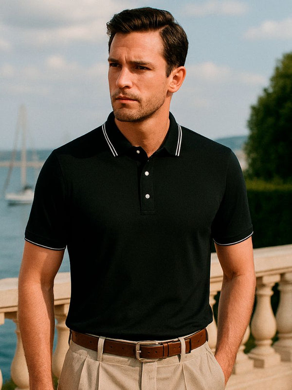 Obsidian Trim Polo – Covent & Co