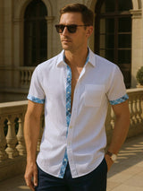 Ocean Detail Casual Shirt - Covent & Co
