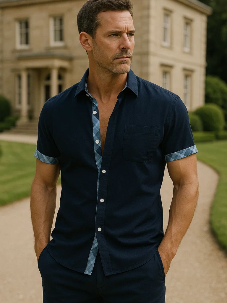 Ocean Detail Casual Shirt - Covent & Co