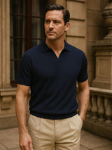 Old Money Cotton Polo Shirt - Covent & Co