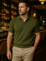 Old Money Cotton Polo Shirt - Covent & Co