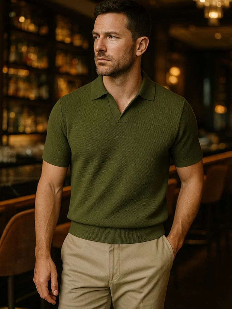 Old Money Cotton Polo Shirt - Covent & Co