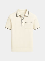 Old Money Knit Polo Shirt - Covent & Co