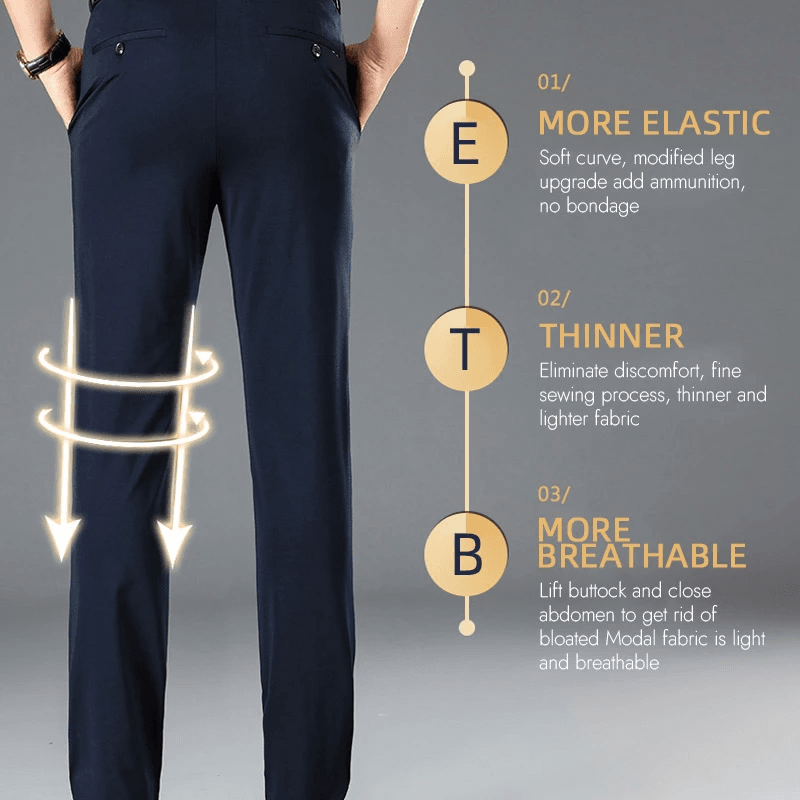 (Limited Time Offer -49% OFF) Classic Men's Trousers with Excellent Elasticity