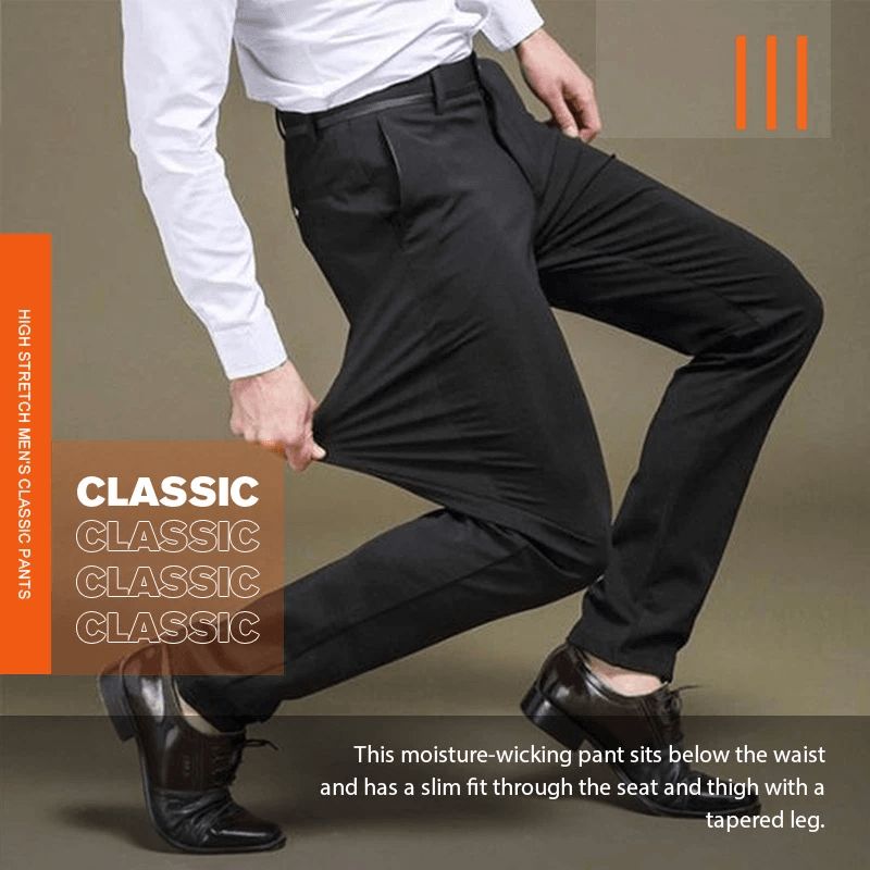 (Limited Time Offer -49% OFF) Classic Men's Trousers with Excellent Elasticity