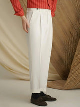 Premium Classic Elastic Trousers - Covent & Co