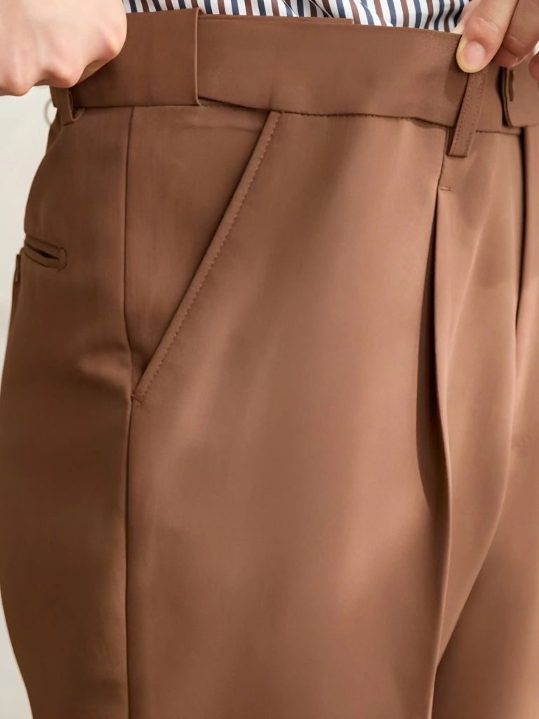 Premium Classic Elastic Trousers - Covent & Co