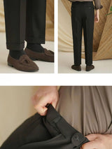 Premium Classic Elastic Trousers - Covent & Co