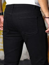 Stretchy Skinny Denim Jeans Trousers - Covent & Co