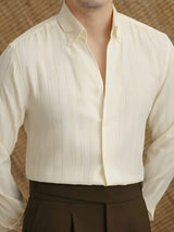 Striped Button Down Seersucker Shirt - Covent & Co