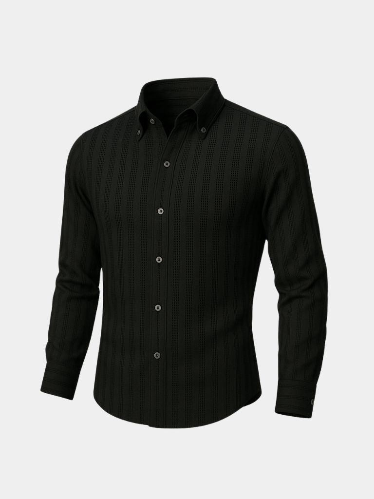 Striped Button Down Seersucker Shirt - Covent & Co