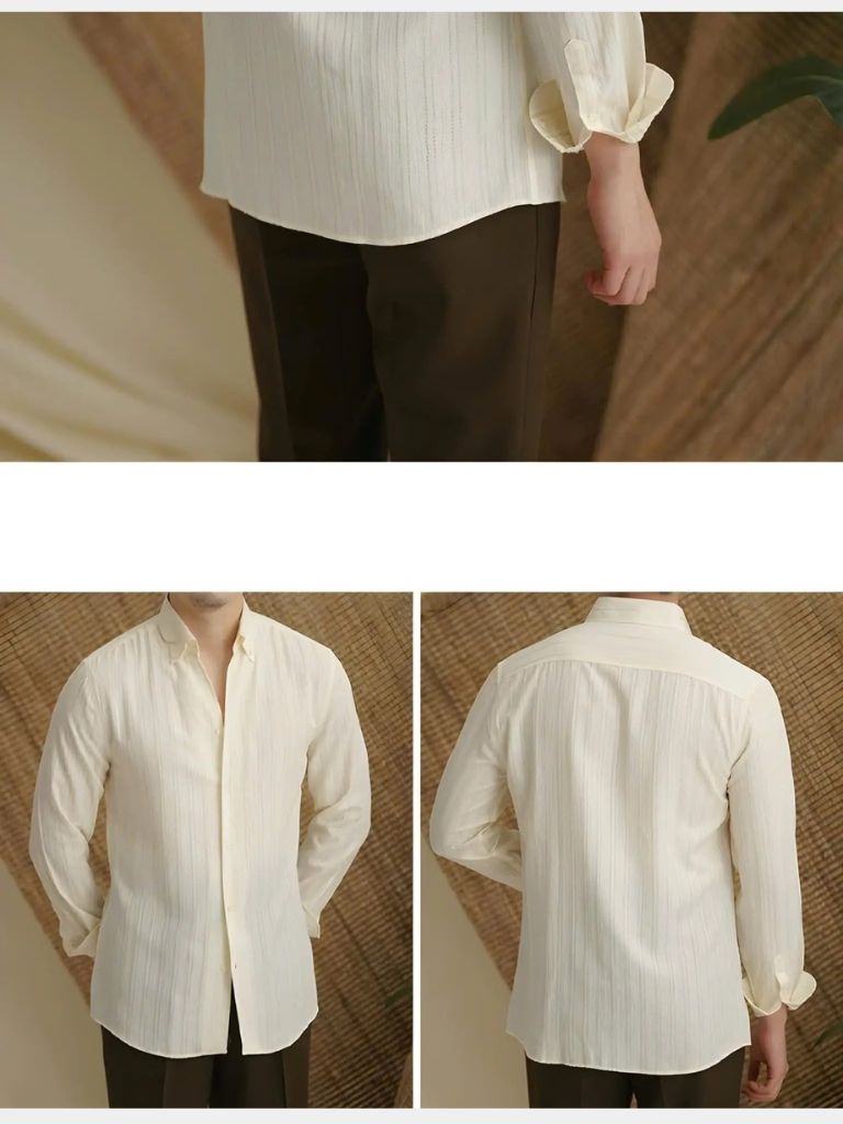 Striped Button Down Seersucker Shirt - Covent & Co