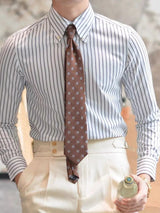 Striped Retro Shirt (Navy) - Covent & Co
