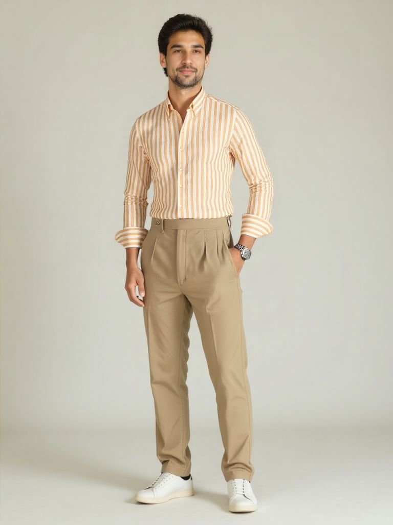 Striped Seersucker Shirt - Covent & Co