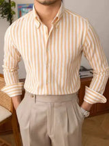 Striped Seersucker Shirt - Covent & Co