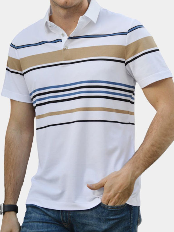 Sunset Stripe Polo – Covent & Co