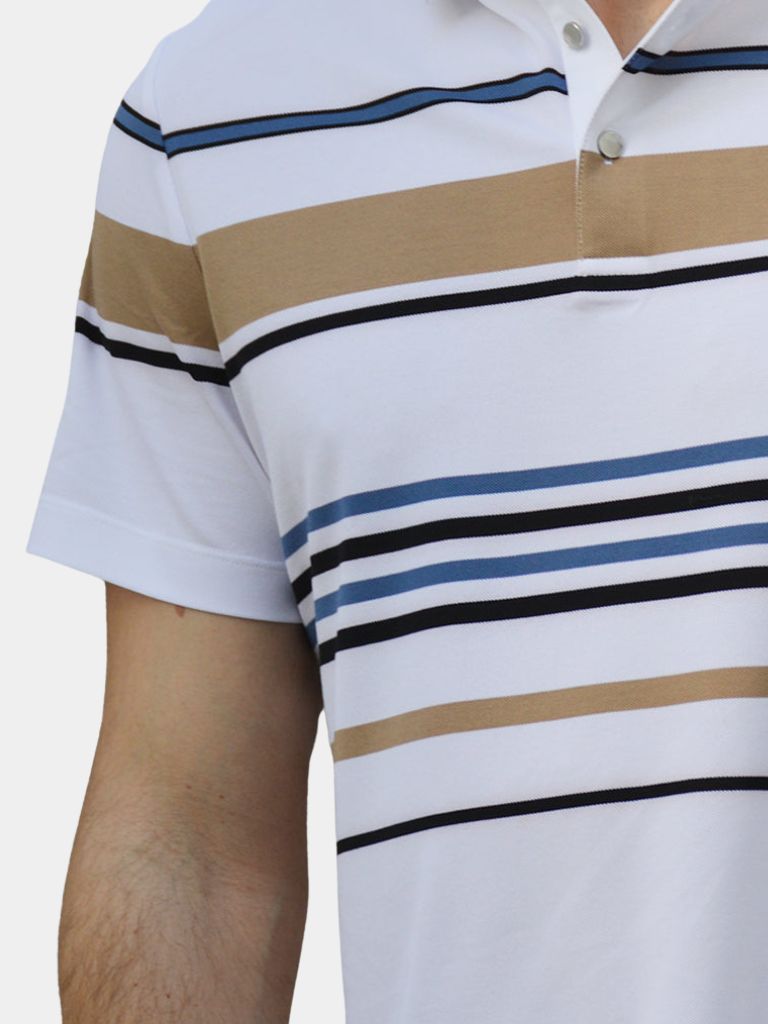 Sunset Stripe Polo – Covent & Co