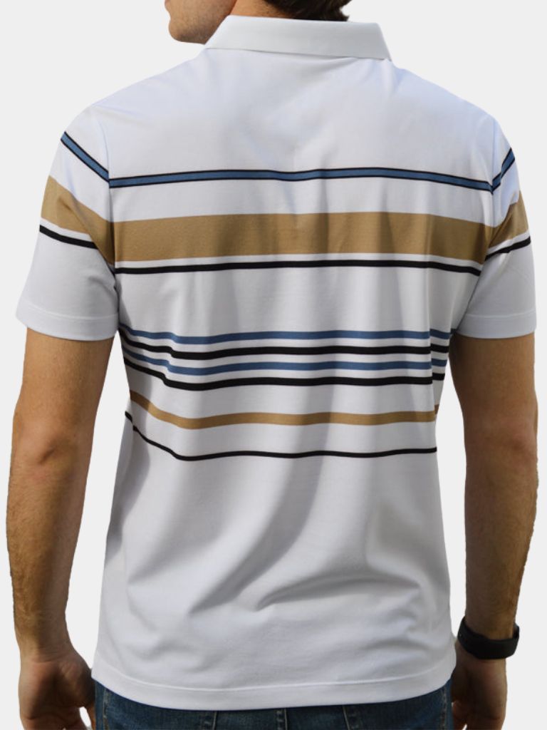 Sunset Stripe Polo – Covent & Co
