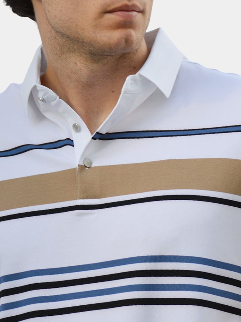 Sunset Stripe Polo – Covent & Co