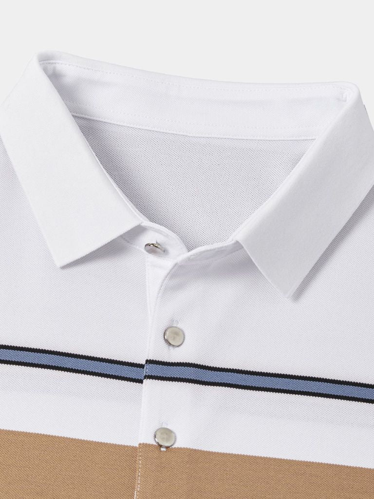Sunset Stripe Polo – Covent & Co